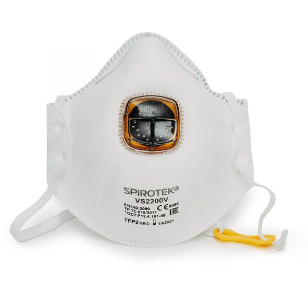 Spirotek Vs2200v Respirator Ffp2 Valve Mask (1)