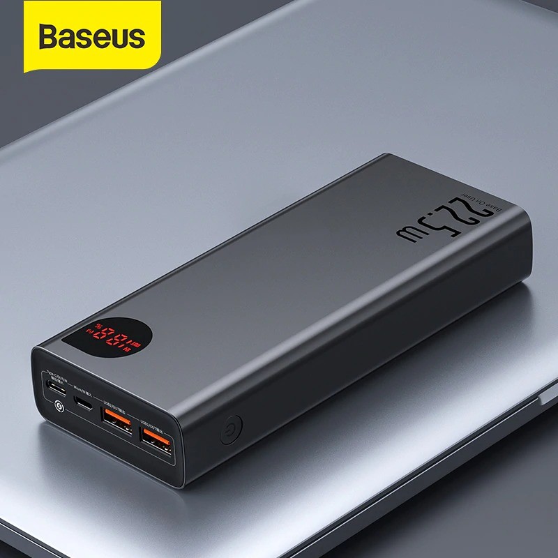 Baseus 22 5w Adaman 30000mah Metal Digital Display Power Bank Quick Charge (5)