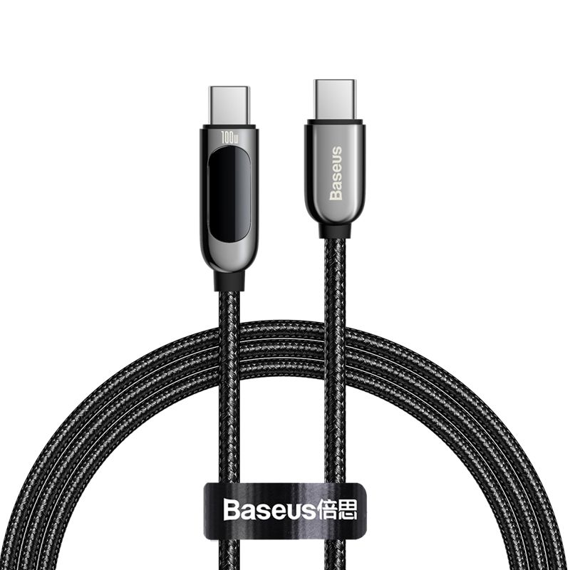 Baseus Display Fast Charging Data Cable Type C To Type C 100w (5)