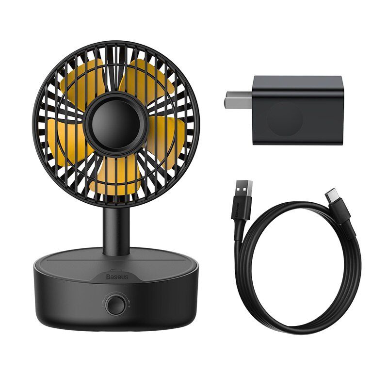 Baseus Hermit Desktop Wireless Charger With Oscillating Fan (4)