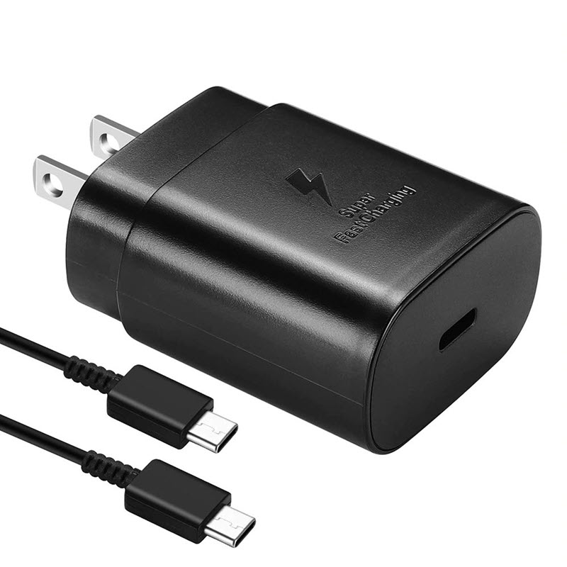 Original Samsung 25w Usb C Adapter With Type Cable 2 Pin Cn Plug