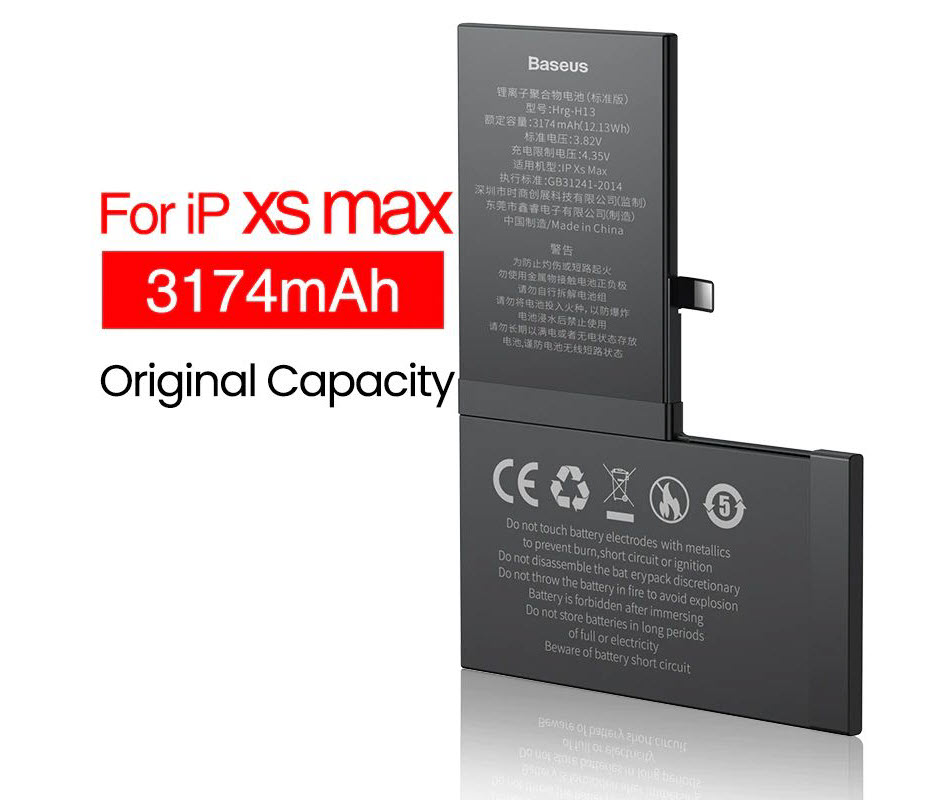 Baseus Original Phone Battery 3174mah For Iphone Xs Max (1)