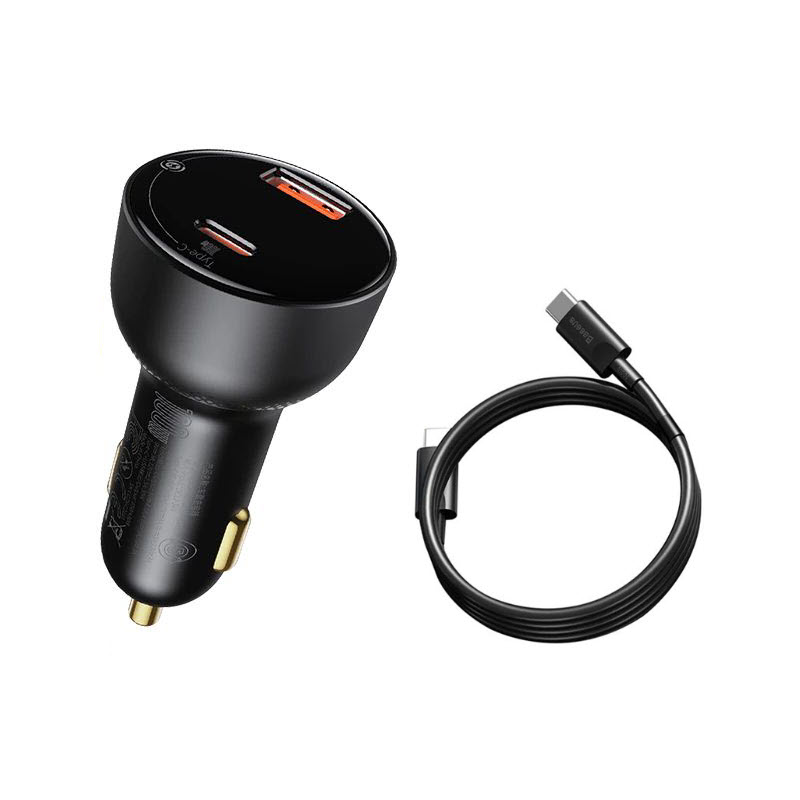 Baseus Pd 100w Usb Car Charger Quick Charge With Cable