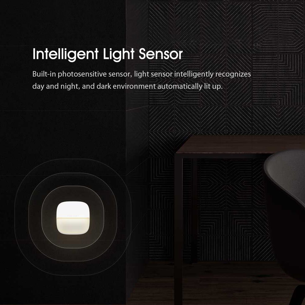 Xiaomi Yeelight Night Light Led Wall Plug In Lamp Controlled Infrared Motion Sensor (1)