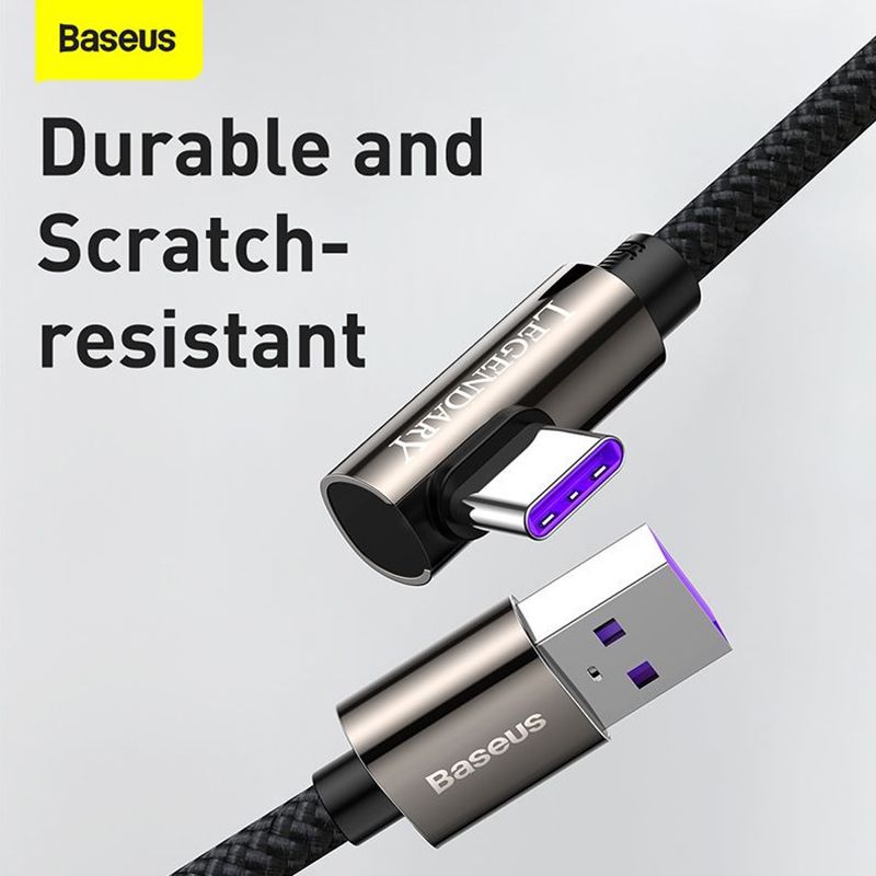 Baseus Legend Series Elbow 66w Usb To Type C Fast Charging Data Cable (3)
