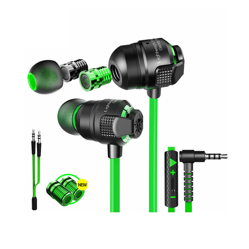 Plextone G23 Dual Variable Sound Cell Gaming 3 5mm In Ear Wired Earphone (3)