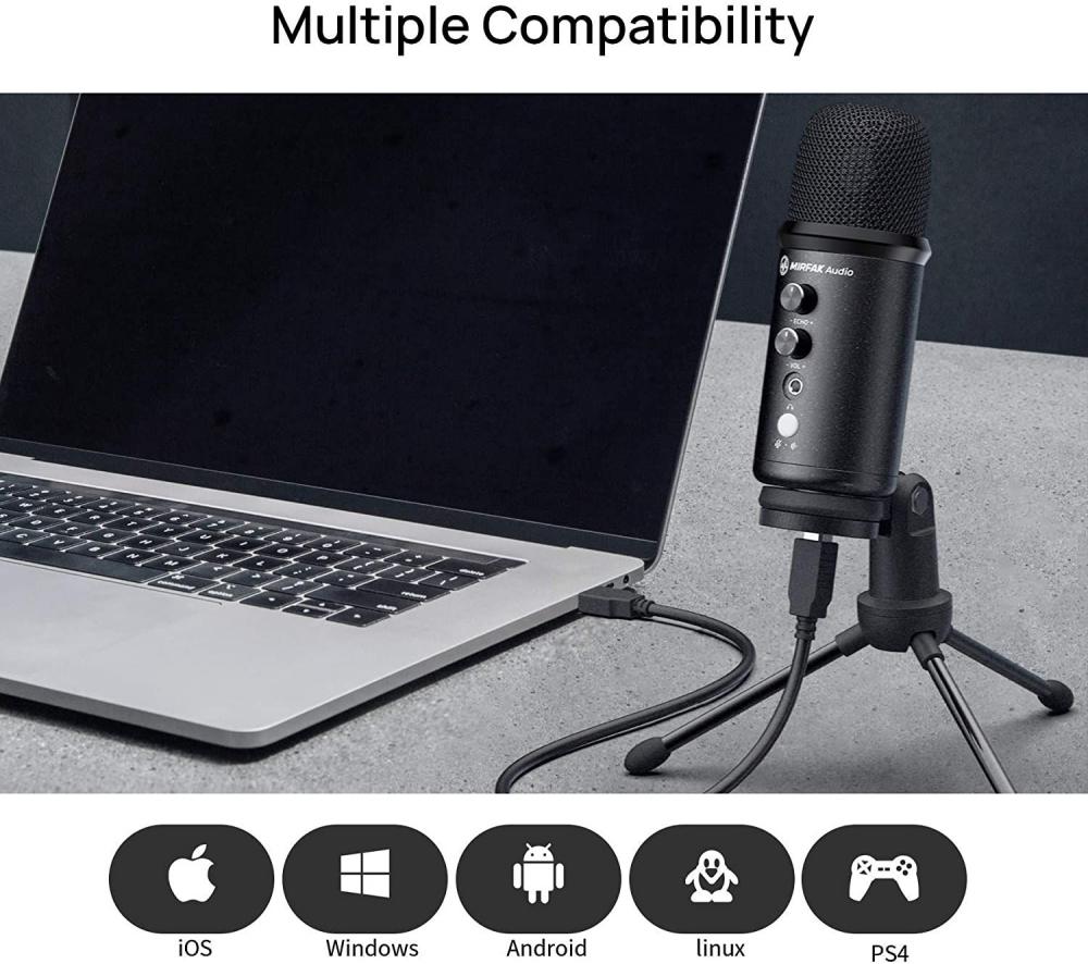 Moza Mirfak Tu1 Professional Kit Usb Condenser Microphone (3)