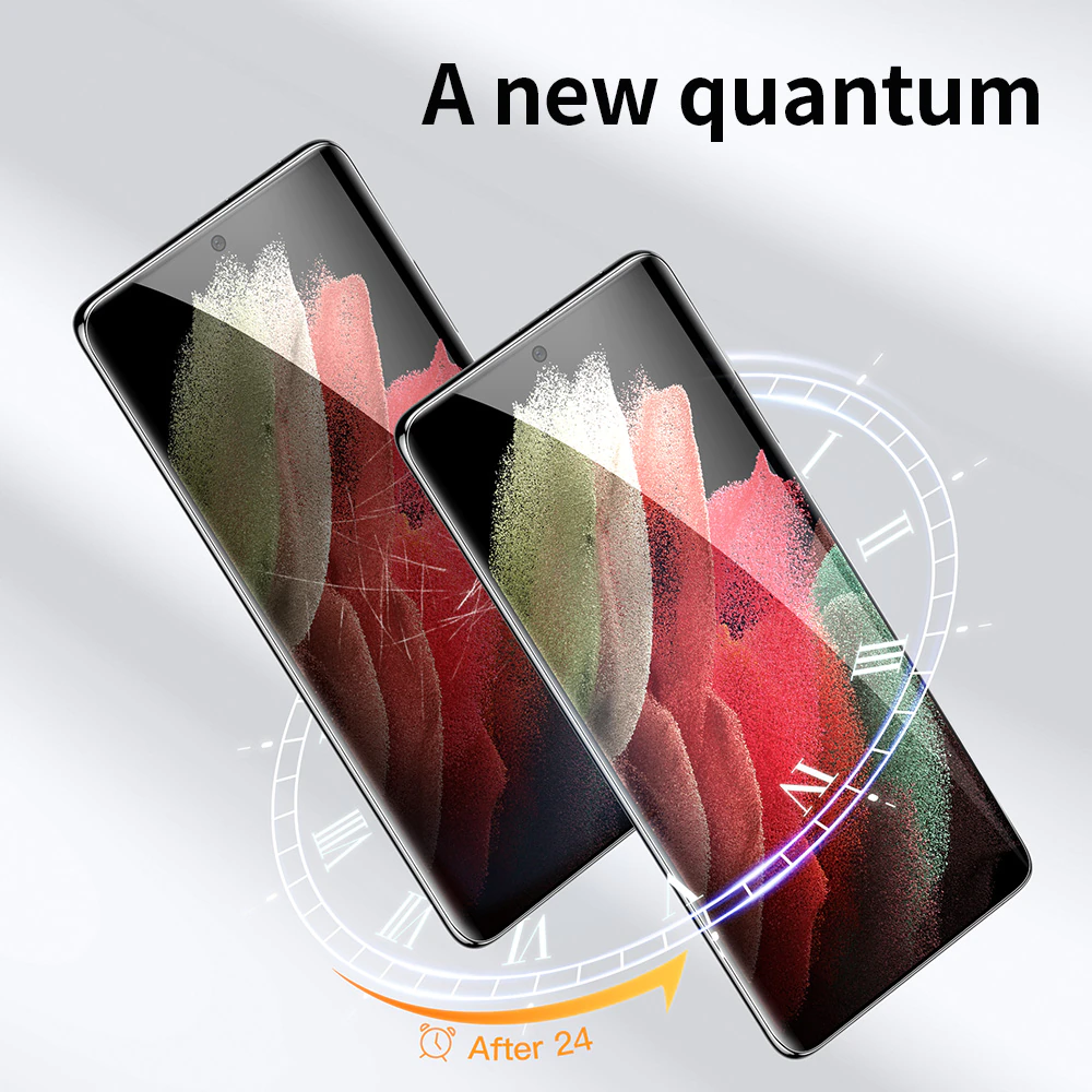Smartdevil Quantam Auto Repair Screen Protector for Samsung Galaxy S21 Ultra 3