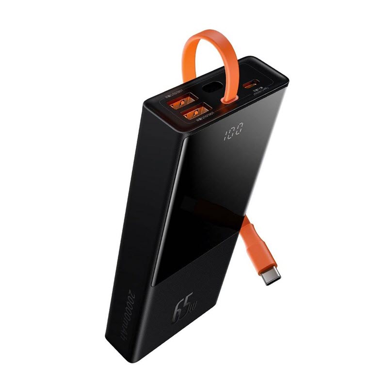 Baseus Eff 65w Power Bank 20000mah With Type C Cable Power (7)