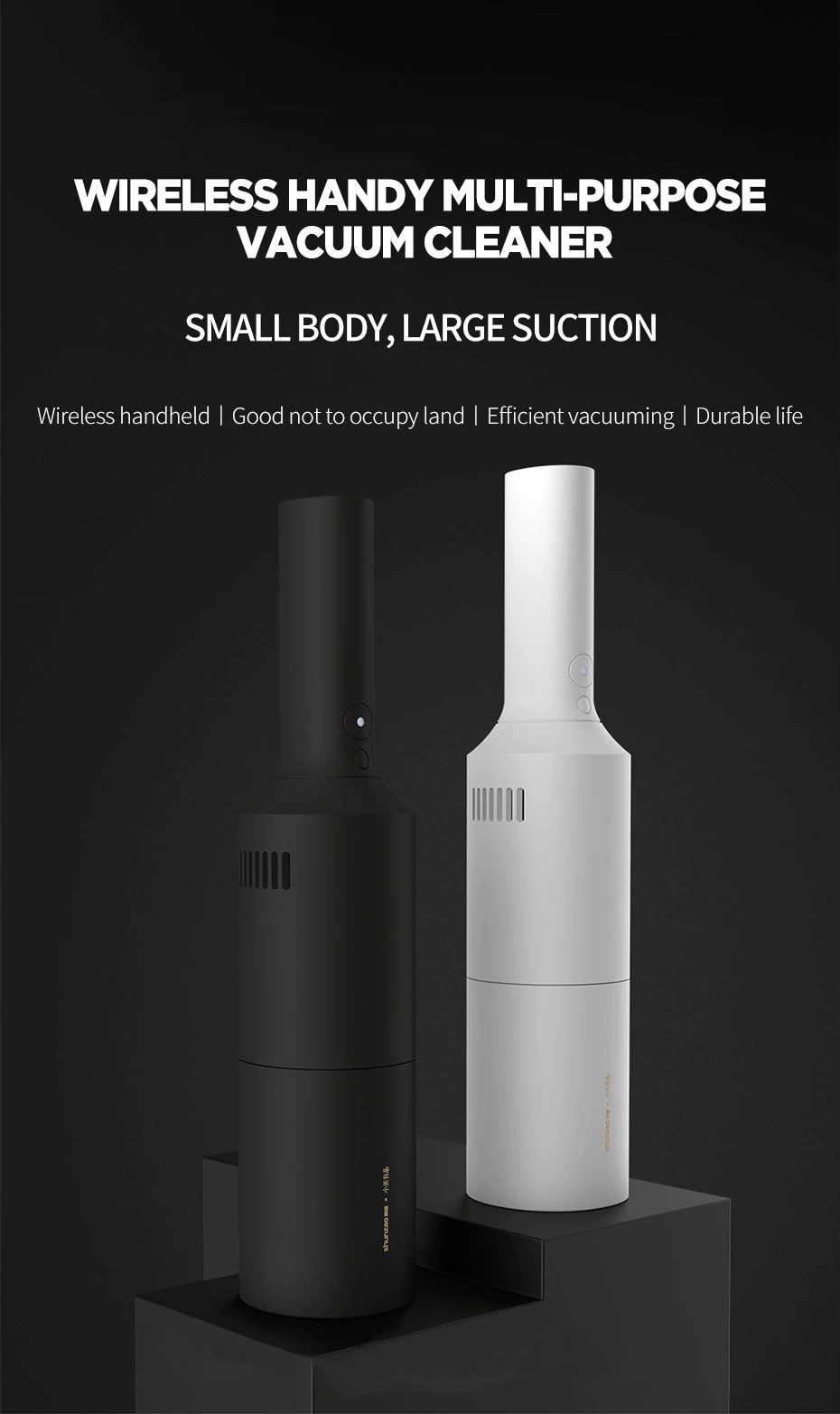 Xiaomi Z1 Portable Wireless Handheld Multi Purpose Vacuum Cleaner (5)