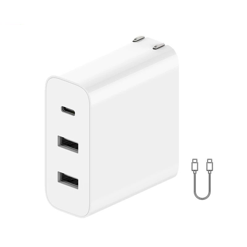 Xiaomi 65w Max 2a1c Charger 3 Output Ports Usb C Usb A Fast Charging (7)