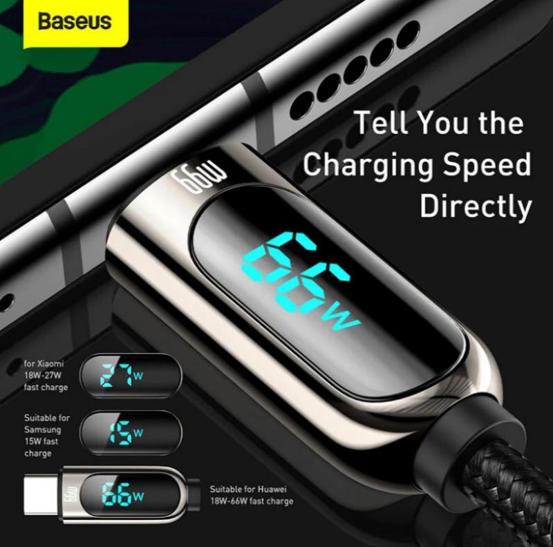Baseus Display Fast Charging Data Cable Usb To Type C 66w (2)