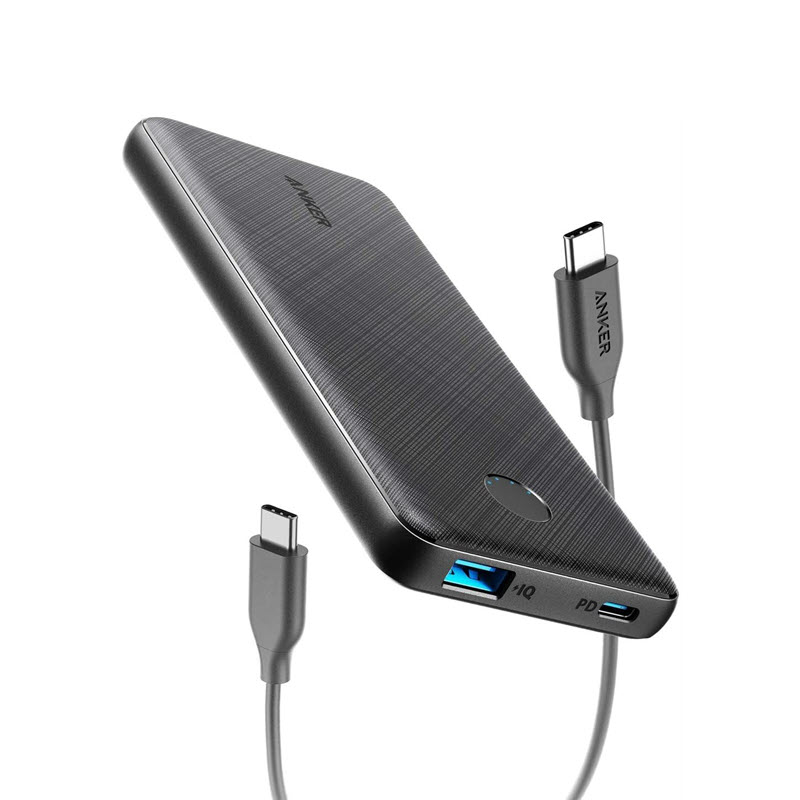Anker Powercore Slim 10000 Pd 10000mah Portable Charger Usb C Power Delivery 18w Power Bank (1)