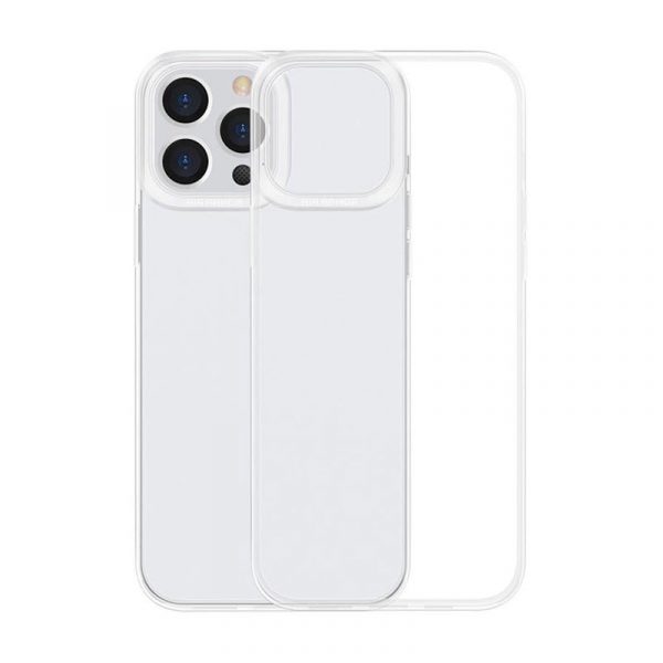 Baseus Simple Series Transparent Anti Slip Slim Protection Back Case For Iphone 13 Series (1)