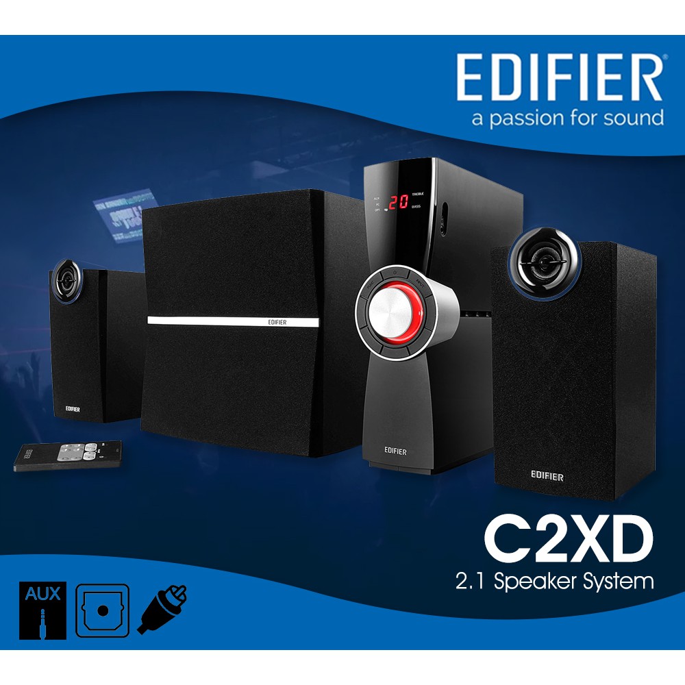 Edifier C2xd 2 1 Multimedia Speaker (3)