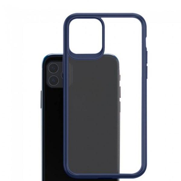 Q Series Magic Mask Clear Case With Dark Blue Frame Tpu For Iphone 12 12 Pro 12 Pro Max (4)