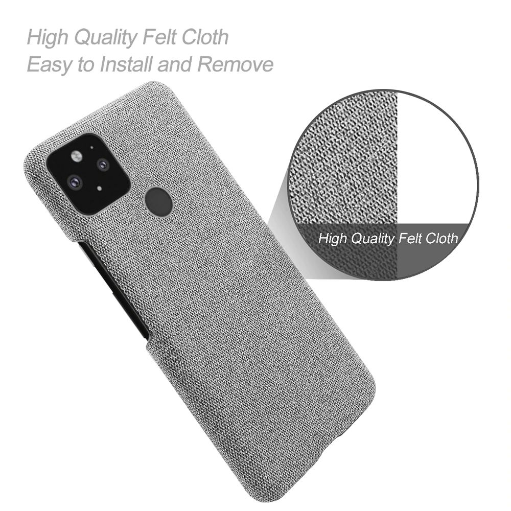 Coque Fabric Antiskid Cloth Texture Case for Google Pixel 4XL/Pixel 4A