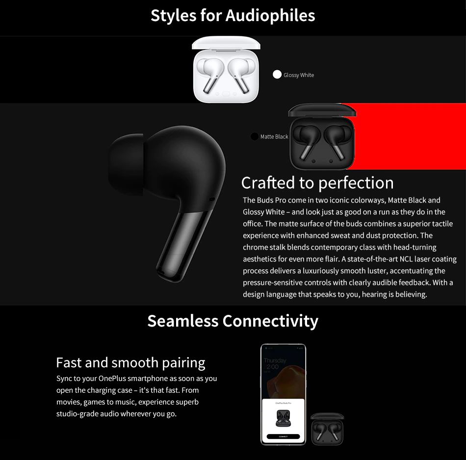 OnePlus Buds Pro ANC TWS Earbuds (6 Months Warranty)