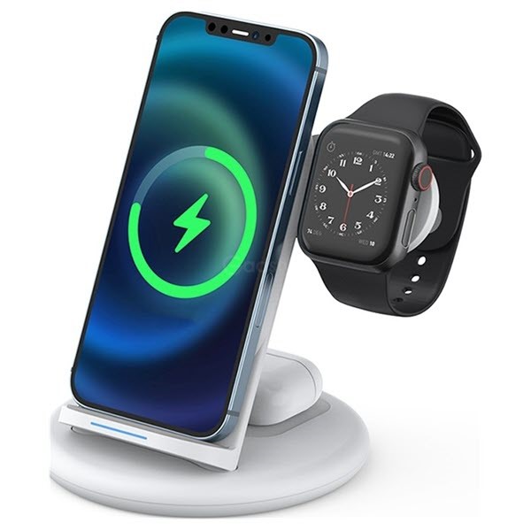 Wiwu Power Air 18w 3 In 1 Wireless Charger (1)