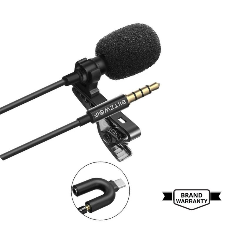 Blitzwolf Bw Cm1 Mini Lavalier Microphone With Omnidirectional Mic (1)