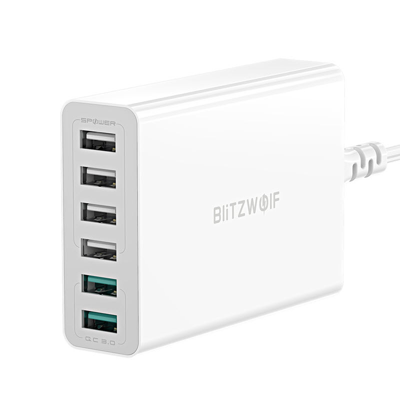 Blitzwolf Bw S15 60w 6 Port Usb Charger Dual Qc3 0 Desktop Charging Station (1)