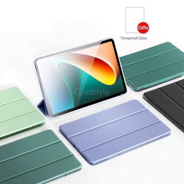 Smartdevil Smart Flip Case With Free Tempered Glass For Xiaomi Mi Pad 5 5 Pro (10)