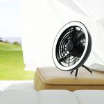 Jisulife Fa17 Outdoor Led Ceiling Fan With Small Stand