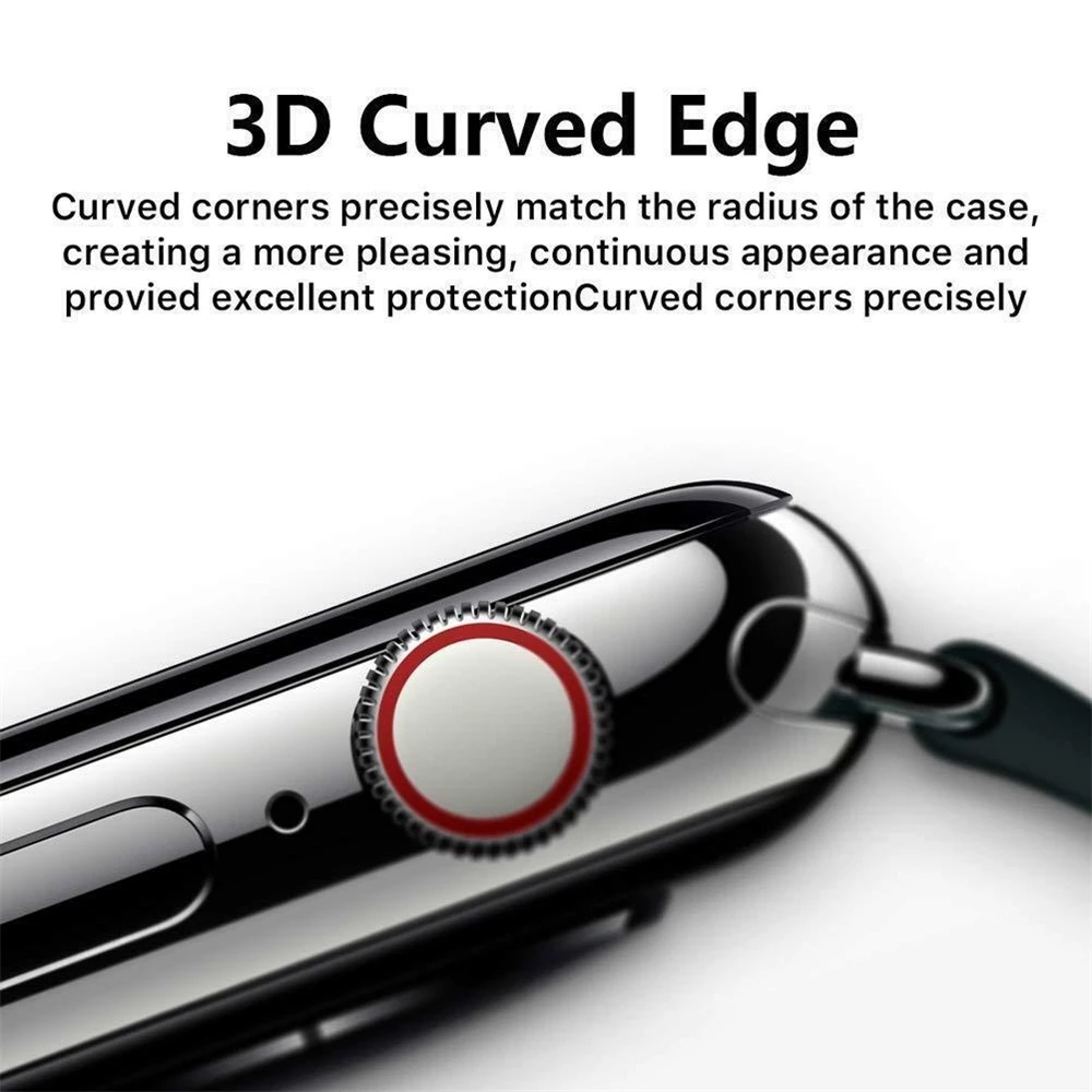 Kuzoom 3d Curved Screen Protector For Iwatch 44 45mm (1)