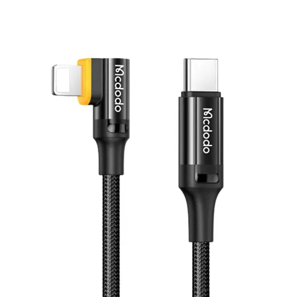 Mcdodo Ca 1262 Auto Disconnect Usb Type C To Lightning 36w L Type 90 Degree Data Cable 2m (5)