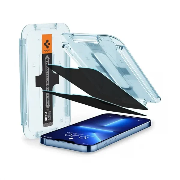 Spigen Glastr Ez Fit Privacy Tempered Glass Screen Protector Iphone 13 Pro 13 Pro Max 2pcs (1) Result