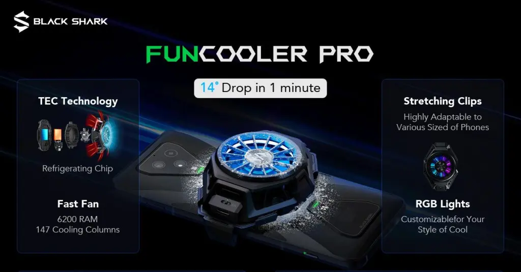 Blackshark Funcooler Pro Cool Cooling Back Clip (1)