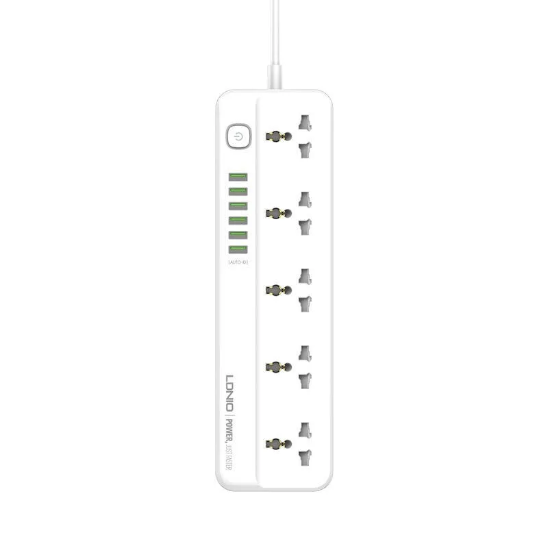 Ldnio 5 Ac Outlets Power Strip With 6 Usb Ports (1)