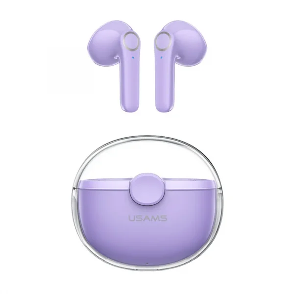 Usams Bu12 Cute Colorful True Wireless Transparent Led Earbuds (10)