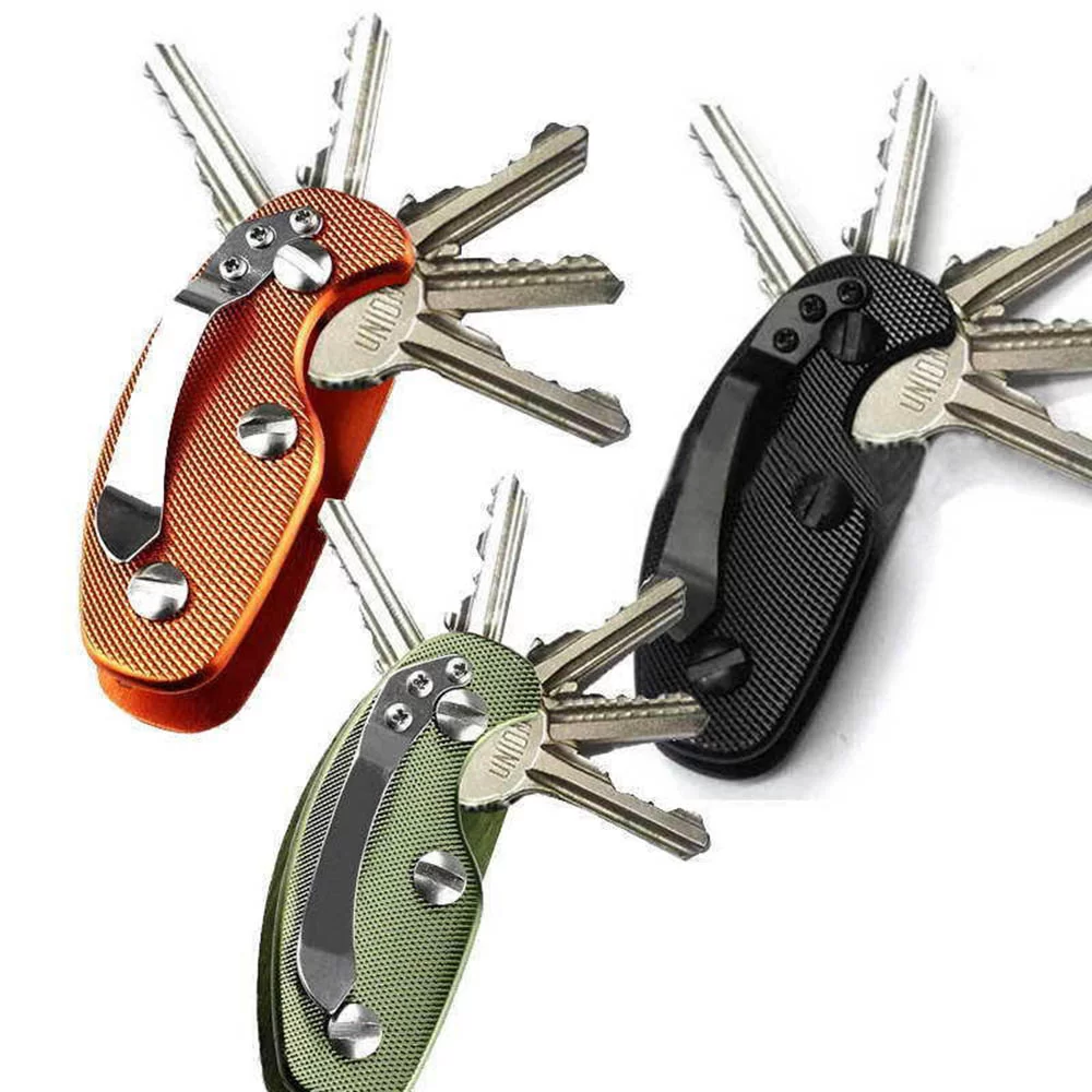 Smart Aluminum Alloy With Stainless Steel Key Holder Organizer3