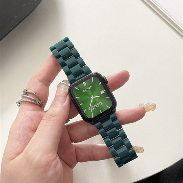 Candy Color Resin Strap For Apple Watch 44 45mm (2)