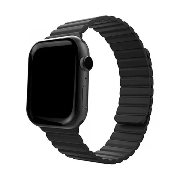 Adjustable Silicone Magnetic Closure Watch Strap For Apple Watch 42mm 44mm 45mm (4)