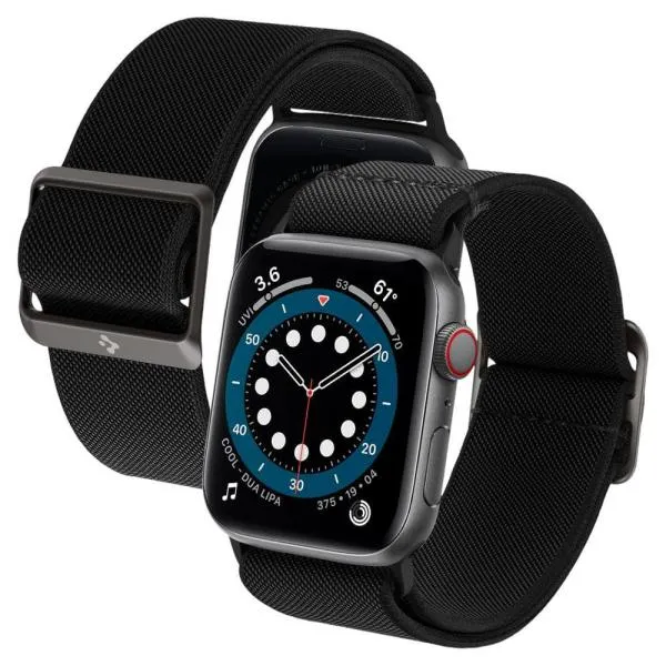 Nylon Fabric Zinc Alloy Buckle Watch Band For Iwatch 42 44 45mm (1)