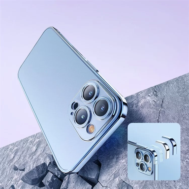 Rock Electroplating Matte Tpu Shockproof Case For Iphone 14 14 Plu