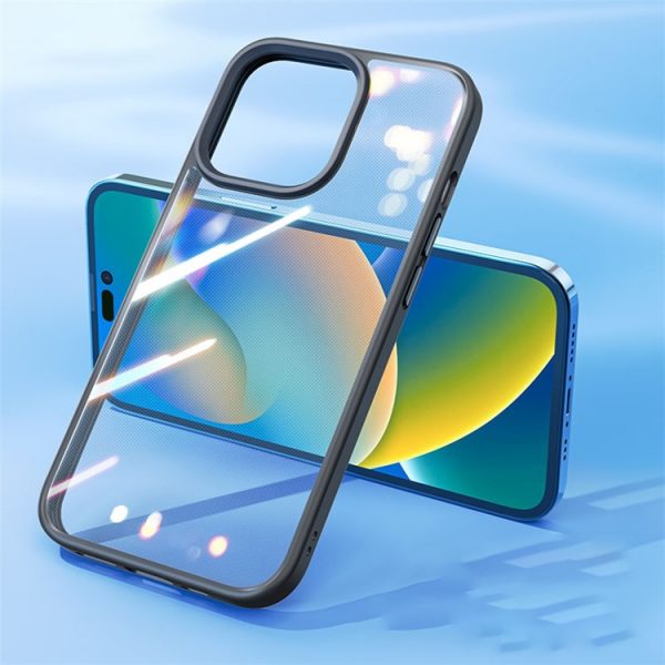Rock Transparent Tpupc Anti Drop Slim Protective Case For Iphone 14 14 Plus 14 Pro 14 Pro Max (1)