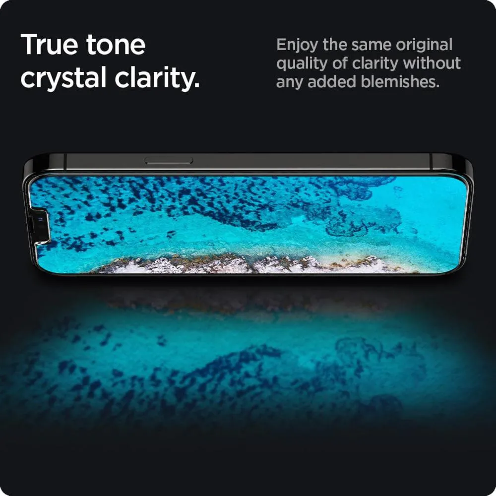 Spigen Tempered Glass Screen Protector Ez Fit For Iphone 14 Plus 2pcs (3)