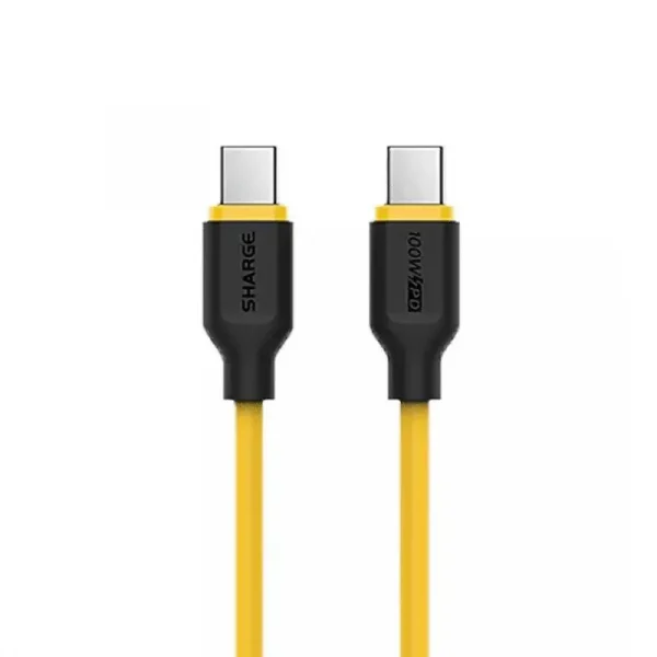 Sharge 100w Type C To Type C Fast Charging Data Cable
