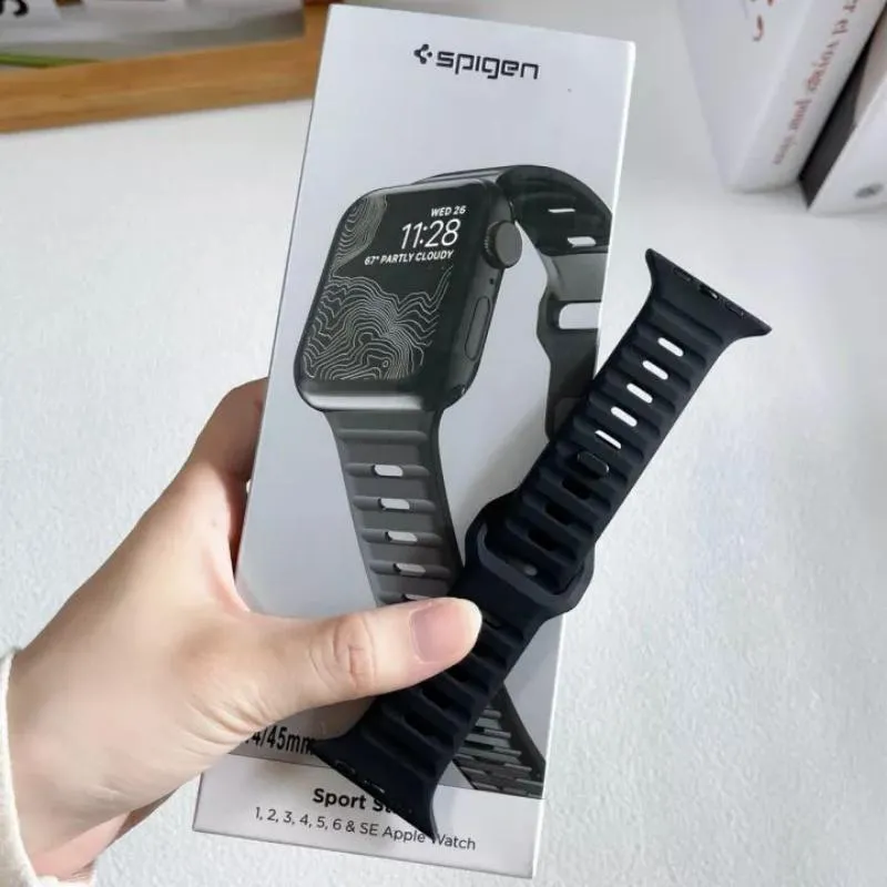 Spigen Silicone Sport Strap For Apple Watch 384041mm