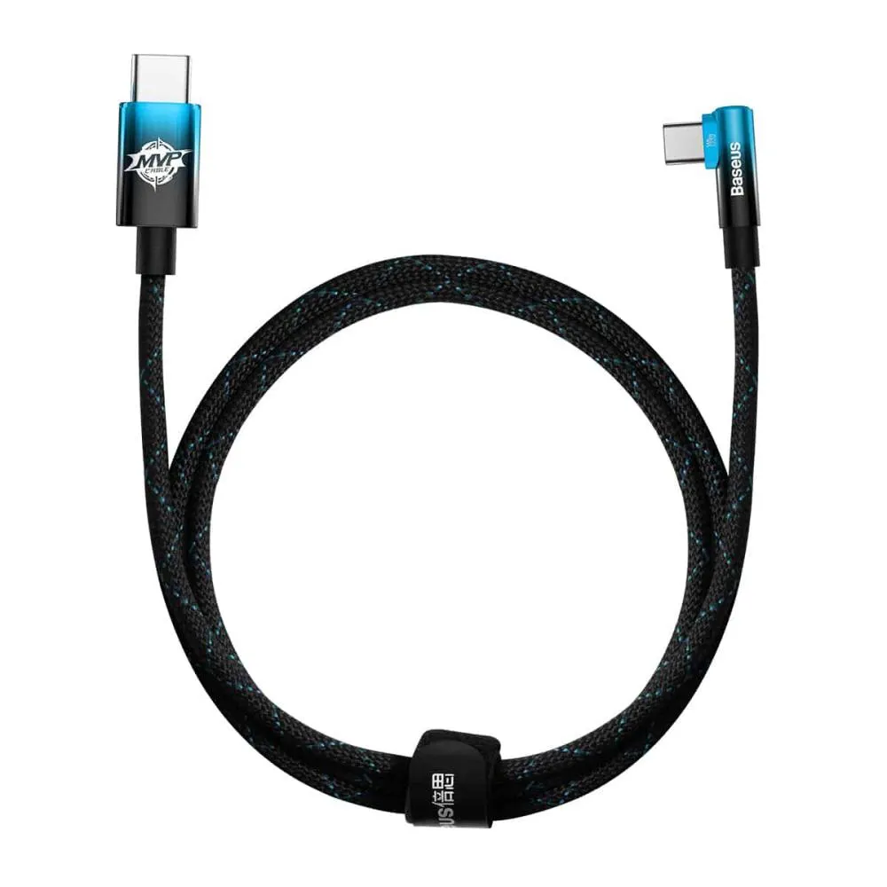 Baseus Mvp 2 Elbow Shaped Fast Charging Data Cable Type C To Type C 100w (1)