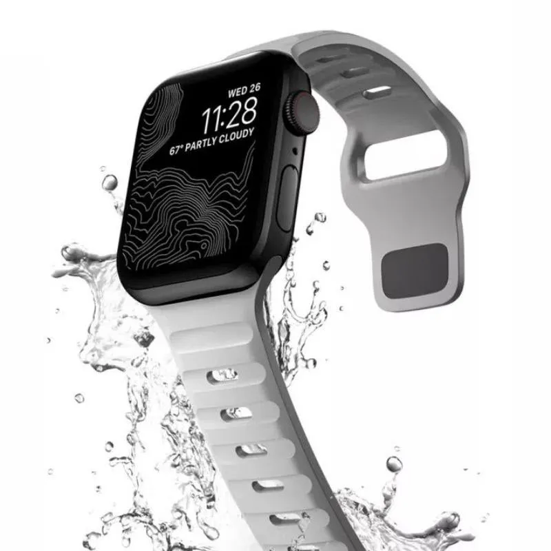Spigen Silicone Sport Strap For Apple Watch 49mm45mm44mm42mm (10)