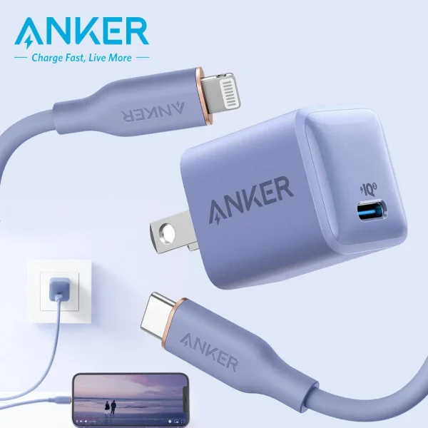 Anker Nano 20w Adapter With Powerline Iii Flow Cable (5)