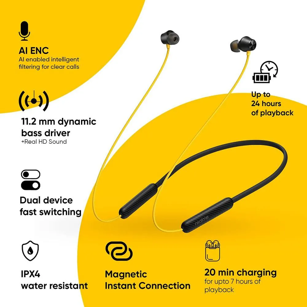 Realme Buds Wireless 2s Dual Device Switching Earphones (3)