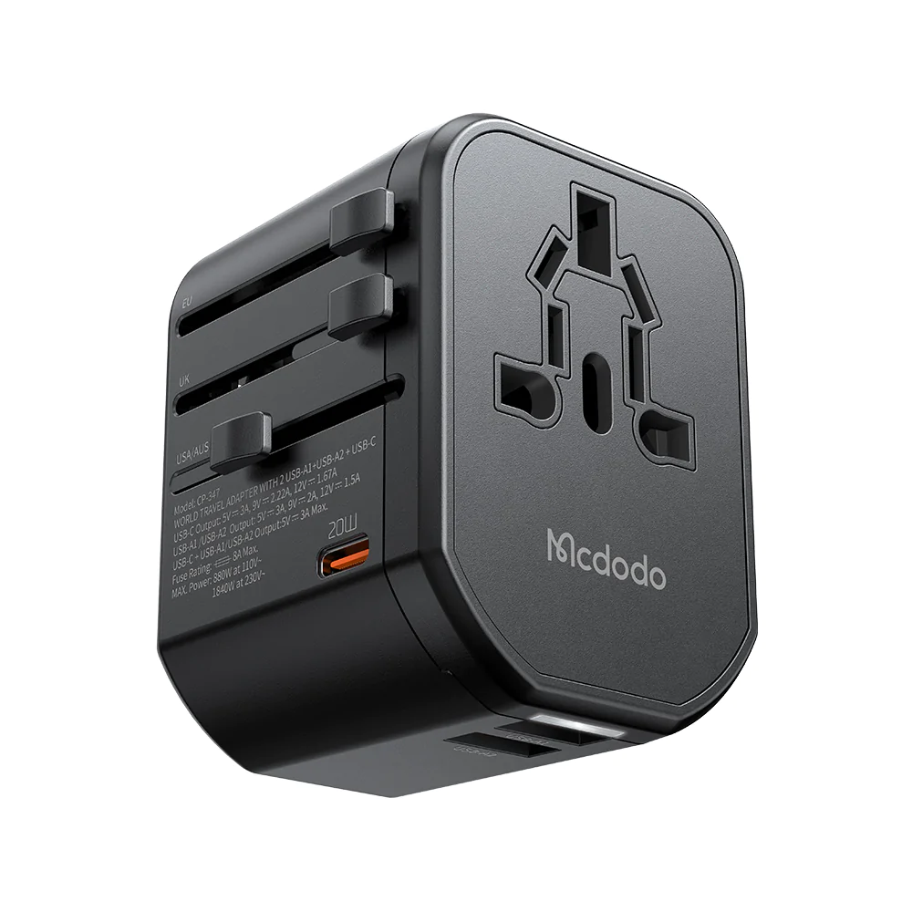 Mcdodo Cp 3471 Pd 20w Fast Charging Universal Travel Adapter (2)
