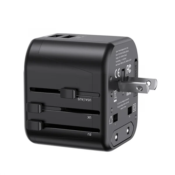 Usams Us Cc173 T55 12w Dual Usb Universal Travel Charger (1)