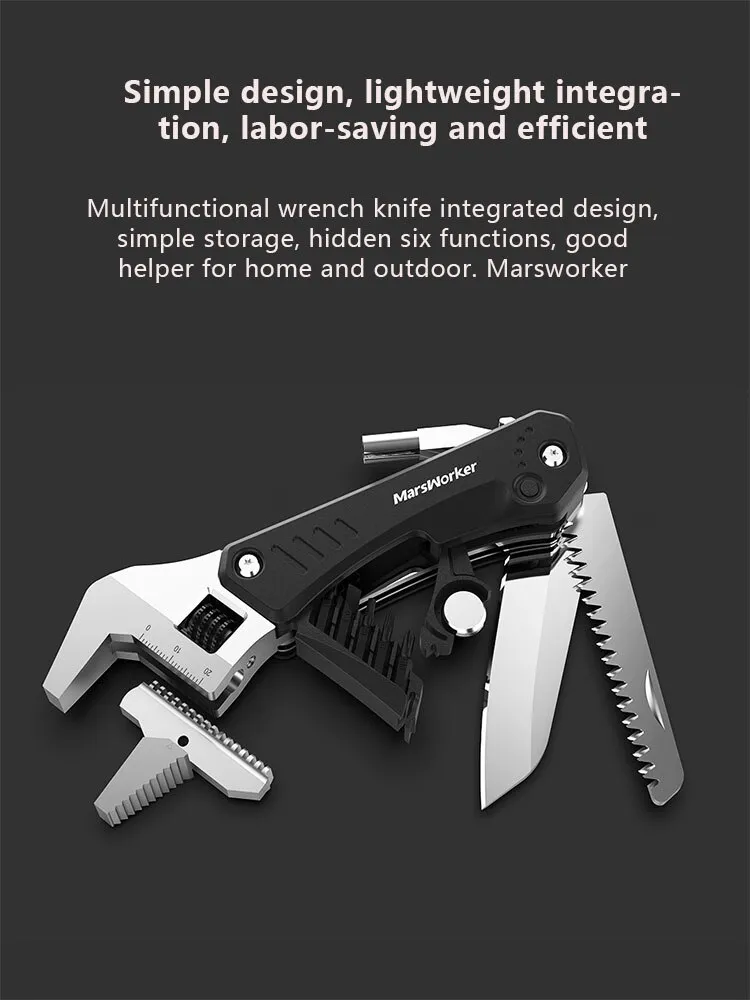Xiaomi Mars Worker Wrench 6 In 1 Craftsman Multi Function Knife (4)