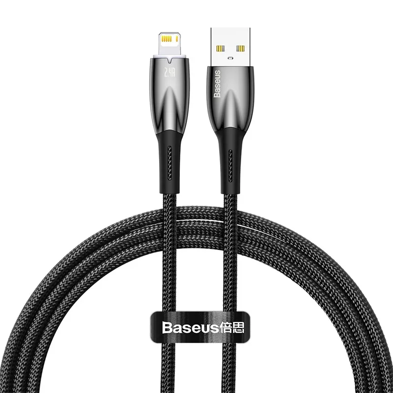 Baseus Glimmer Series Fast Charging Data Cable Usb To Ip 2 4a (5)